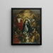 La coronación de María - Nicolas de Liemaker — cuadro enmarcado en la pared