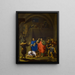 Paul and Silas Leaving Prison in Philippi - Nicolas de Plattemontagne — framed artwork on a wall