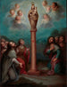 L'Apparition de la Virgen del Pilar en Santiago - Nicolás Enríquez — vista de la obra