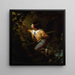 Bird's Nest Painting - Emanuel Gottlieb Leutze — framed artwork on a wall