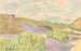 Desde el acantilado de Vejlby, vista hacia el interior de la tierra - Niels Bjerre — vista de la obra