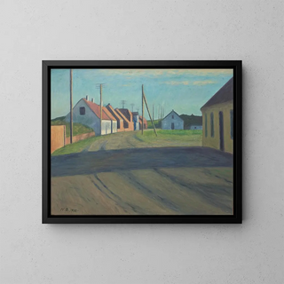 Niels Bjerre - Road in a small town Strande.webp