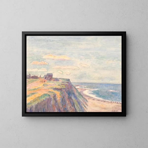 Skrænt en Bovbjerg - Niels Bjerre — cuadro enmarcado en la pared