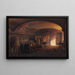 Italian Stable - Niels Skovgaard — framed artwork on a wall