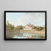Vista de la casa roja cerca de Ostermundigen - Niklaus Sprüngli — cuadro enmarcado en la pared