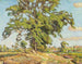 Tree outside the village - Nikolai Alexandrovich Tarkhov — artwork view