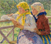 Filles latgaliennes - Nikolai Bogdanov-Belsky — vista de la obra