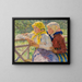 Filles latgaliennes - Nikolai Bogdanov-Belsky — cuadro enmarcado en la pared