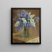 Naturaleza muerta con lilas - Nikolai Bogdanov-Belsky — cuadro enmarcado en la pared