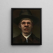 Autorretrato - Nikolai Kummits — cuadro enmarcado en la pared