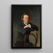 Retrato de Nikolaï, el hijo del artista - Nikolai Nikolaevich Ge — cuadro enmarcado en la pared
