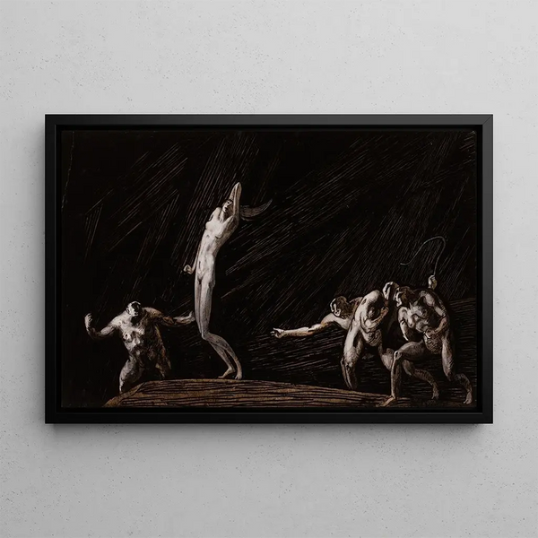 Hunting - Nikolai Triik — framed artwork on a wall