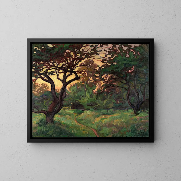 Old Garden - Nikolai Triik — framed artwork on a wall
