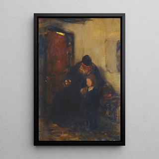 Nikolaos Gyzis - Grandfather And Child.webp