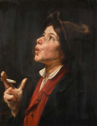 Nikolaos Gyzis - Up to mischief.webp