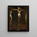 Crucifixion of Christ - Nikolaus Bernoulli the Younger — framed artwork on a wall