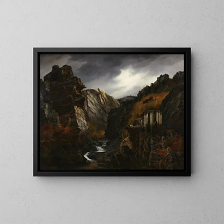 Paisaje heroico - Nikolaus Meister — cuadro enmarcado en la pared