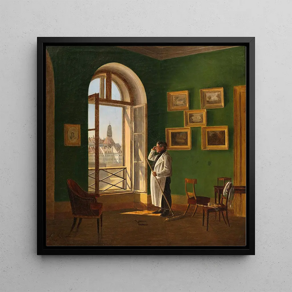 Nikolaus von Moreau - Blick aus einem Fenster des Dianabades auf Maria am Gestade.webp