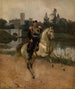 Retrato de Alejandro III a caballo en Gatchina - Nikolay Shilder — vista de la obra