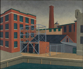 Niles Spencer - Waterfront Mill.webp
