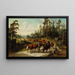 Conduite de bétail en Småland - Nils Andersson — framed artwork on a wall