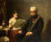 El abuelo recibe malas noticias de la guerra - Nils Forsberg — vista de la obra
