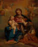 El matrimonio místico de Santa Catalina - Nils Jakob Olsson Blommér — vista de la obra