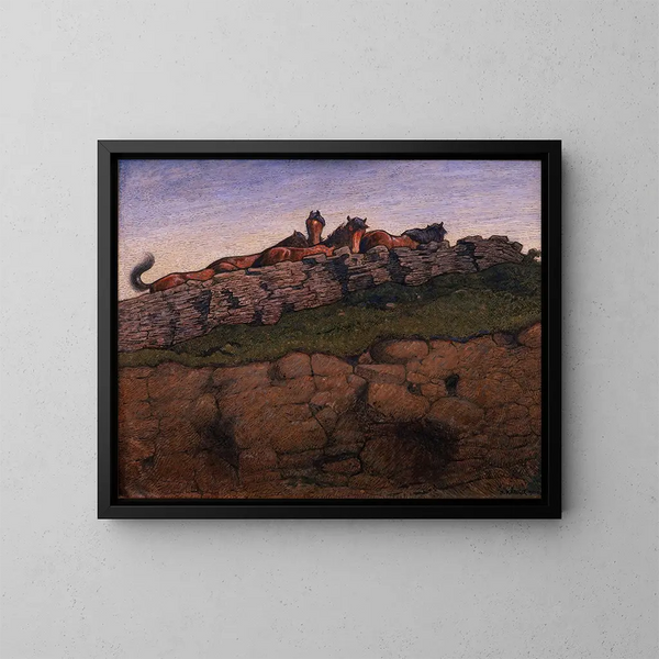 A la frontera - Nils Kreuger — cuadro enmarcado en la pared