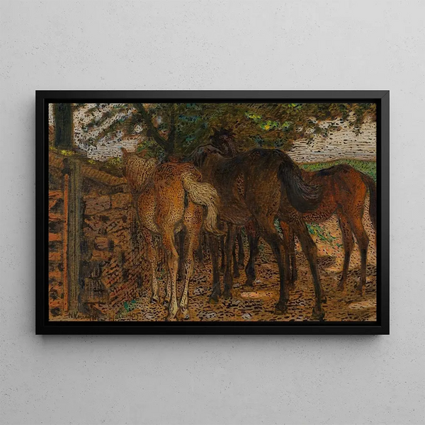 Cerca de la pared - Nils Kreuger — cuadro enmarcado en la pared