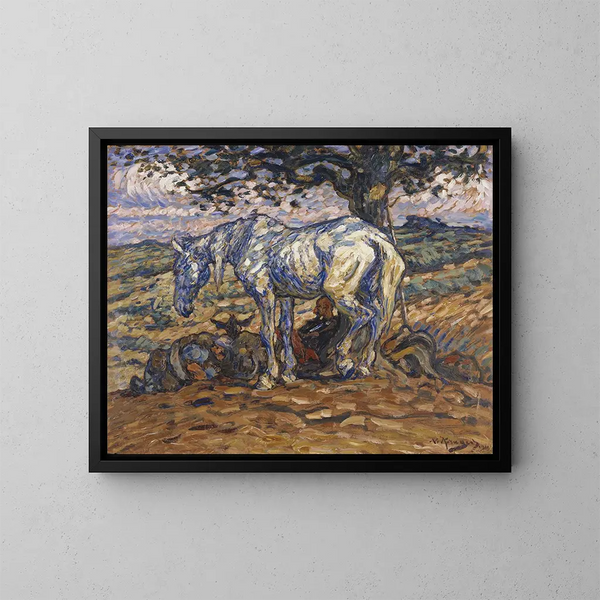 The Don Quixote's horse, Rossinante - Nils Kreuger — framed artwork on a wall