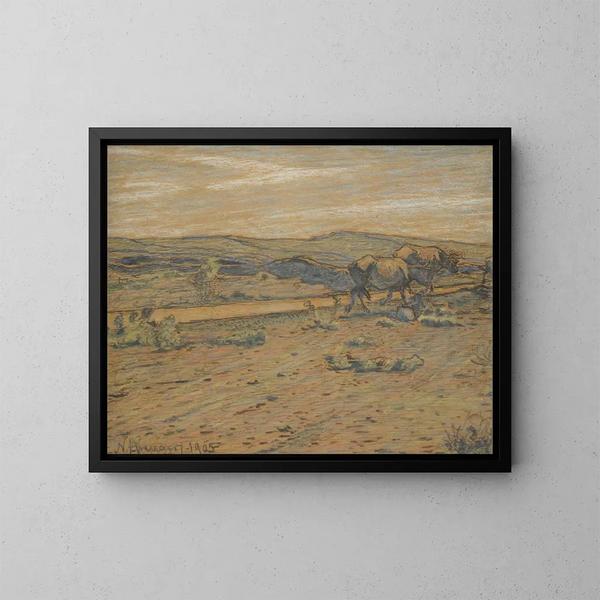 Sobre el camino de regreso - Nils Kreuger — cuadro enmarcado en la pared