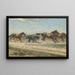 Horses in Freedom - Nils Kreuger — framed artwork on a wall