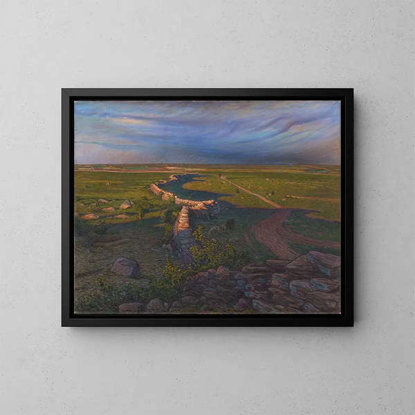 Paisaje - Nils Kreuger — cuadro enmarcado en la pared