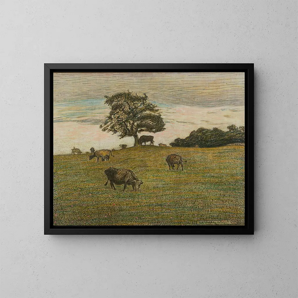 Tierra lejana - Nils Kreuger — cuadro enmarcado en la pared