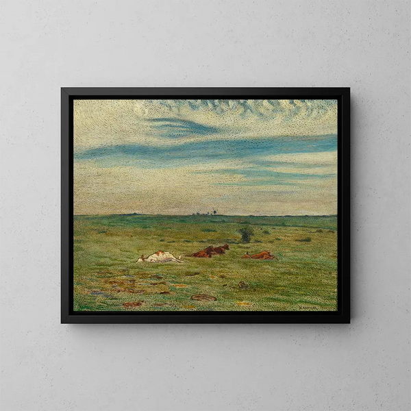 Sieste sur la tierra - Nils Kreuger — cuadro enmarcado en la pared