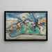 Atlantic Port Painting - Nils von Dardel — framed artwork on a wall