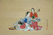 Tres bellezas - Nishikawa Sukenobu — vista de la obra
