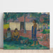 Reproduction of the painting No te aha oe riri (Why are you angry) - Paul Gauguin