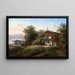 Cerrado en el lago de Starnberg - Noël de Fréville — cuadro enmarcado en la pared
