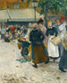 El Mercado de las Halles París - Norbert Goeneutte — vista de la obra