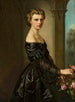 Retrato de una joven con rosas - Norbert Schrödl — vista de la obra