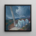 Nocturno - Karl Mader — cuadro enmarcado en la pared
