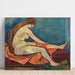 Reproduction of the painting Nude Sitting Profile - Suzanne Valadon