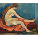 Reproduction of the painting Nude Sitting Profile - Suzanne Valadon