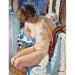 Reproduction of the painting Nude Sitting Near the Fireplace - Henri Lebasque