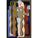 Reproducción del cuadro desnudo con una flor - Georges Valmier