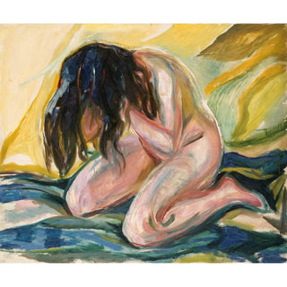 Nu en pleurs - Edvard Munch | Reproduction Tableau Décoration murale affiche copie