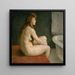 Female Nude Painting - Erik Werenskiold — framed artwork on a wall