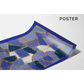 Nuit blueue - Paul Klee | Reproduction Tableau Décoration murale affiche copie
