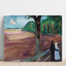 Reproducción del cuadro Noche de verano - Edvard Munch
